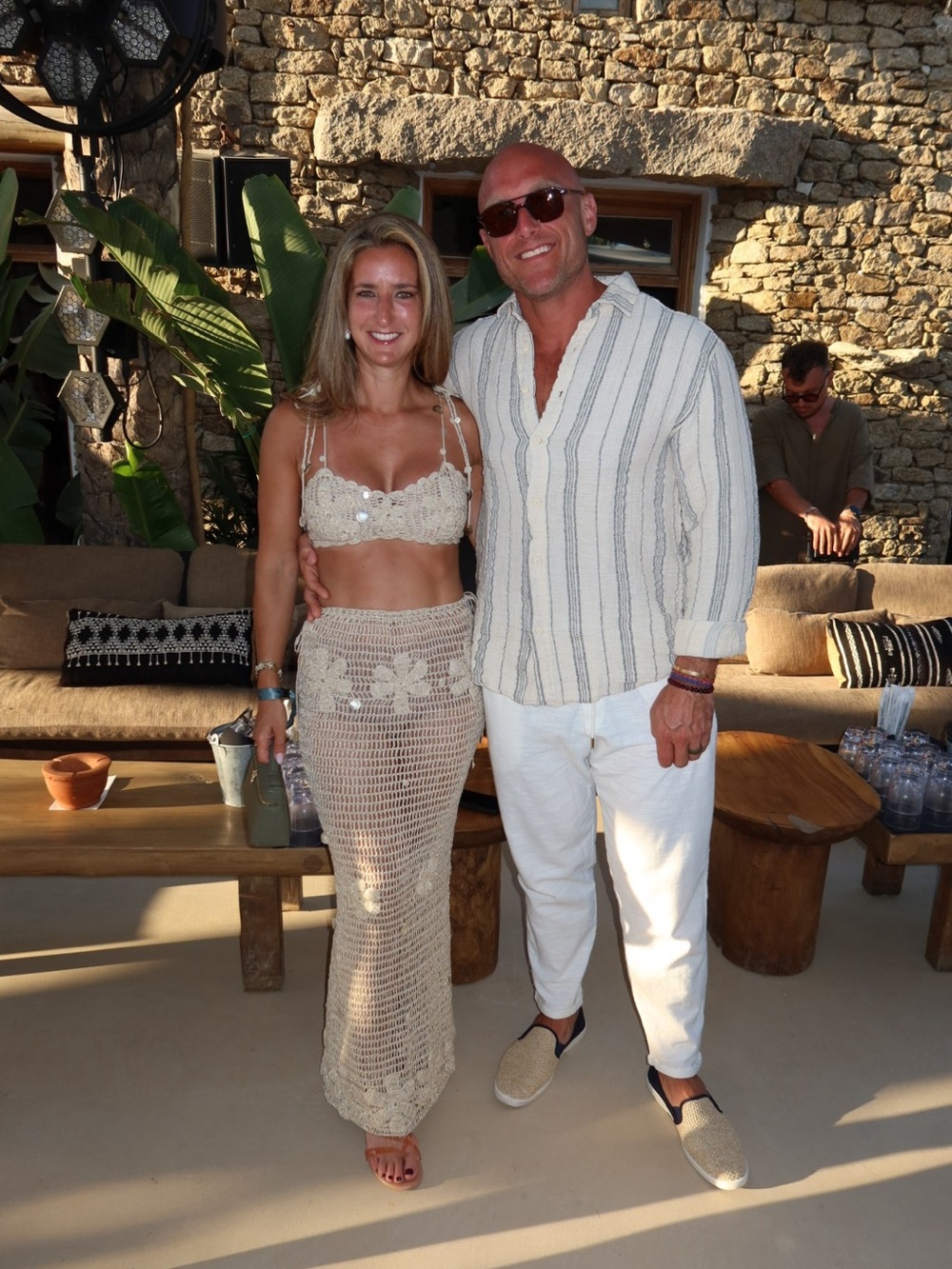 Asta Resort Charlotte Crochet Bralette & Maxi Skirt Set — Sand Shimmer - XS - Picture 7 of 9